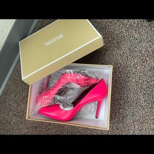 Michael Kors hot pink heels